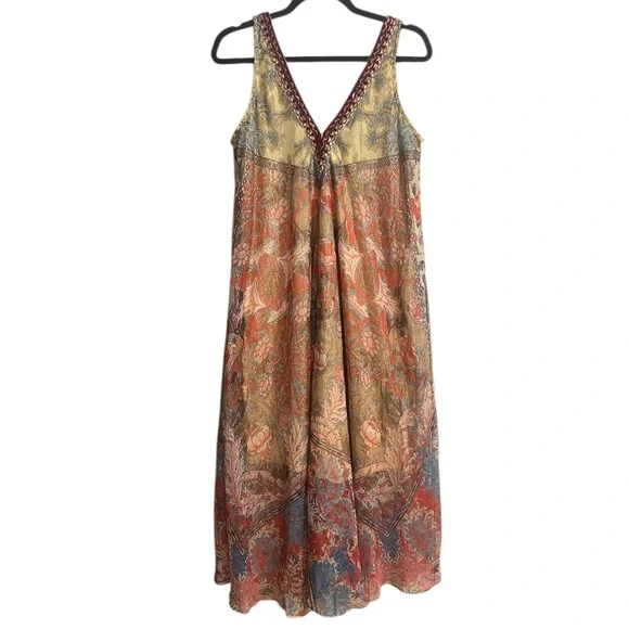 Bohemian Floral Dress in Multicolor - Picture 1 of 10